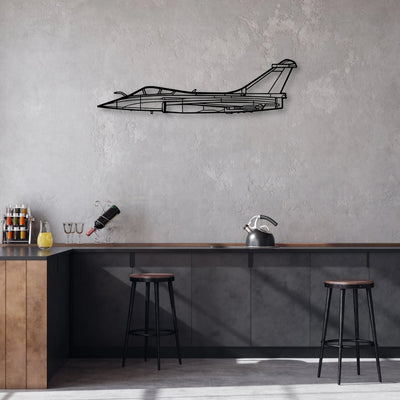 737 2 Classic Aircraft Silhouette Metal Wall Art - Aviation Hangar Decor