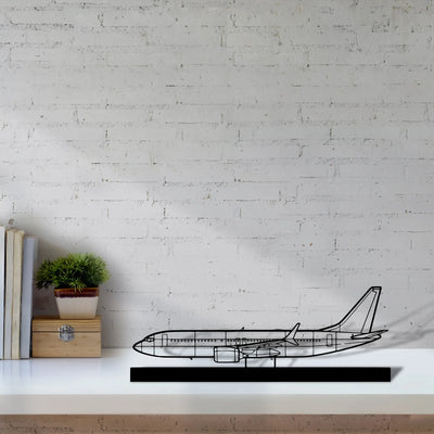 737-2 Silhouette Metal Art Stand - Aero Silhouette