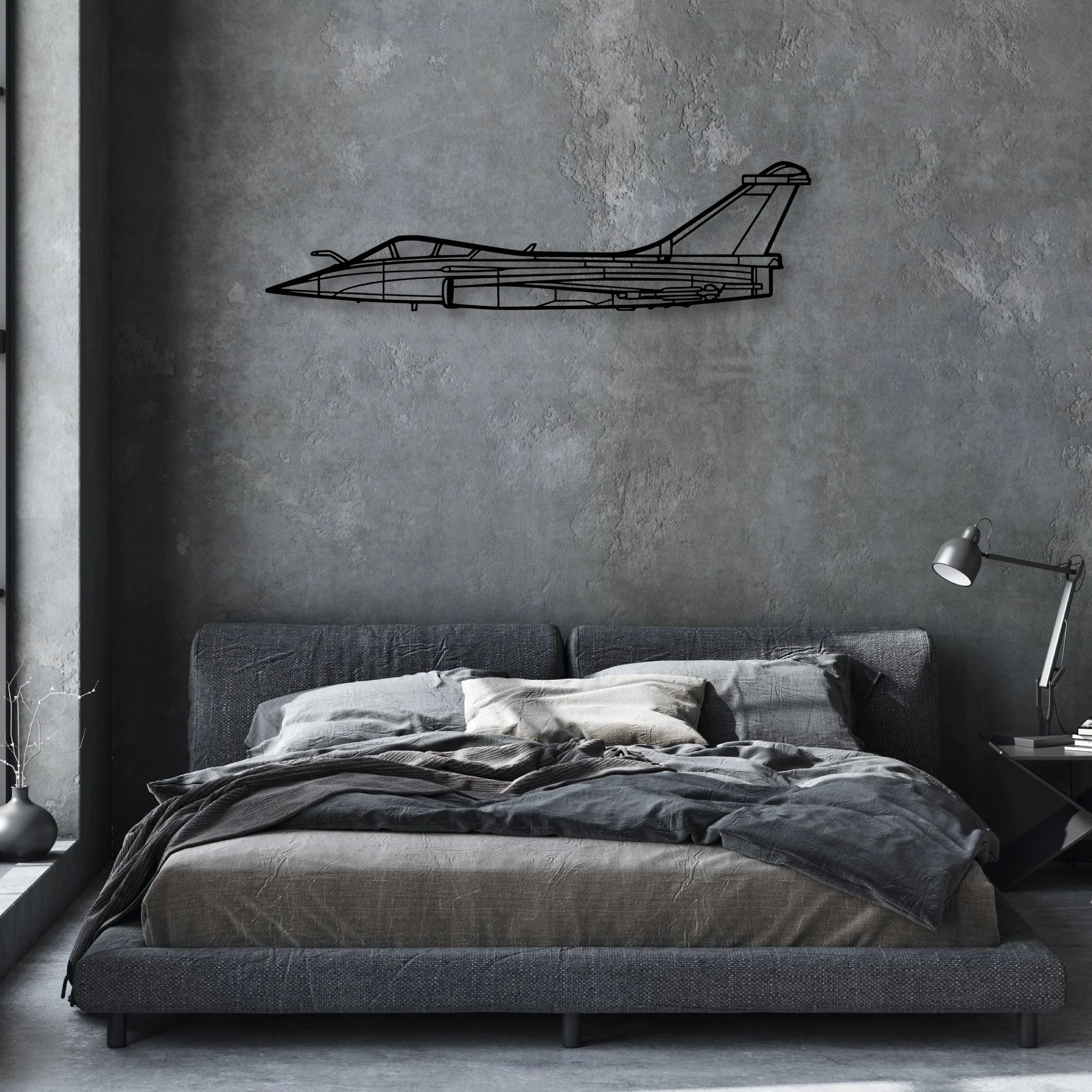 737 2 Classic Aircraft Silhouette Metal Wall Art - Aviation Hangar Decor