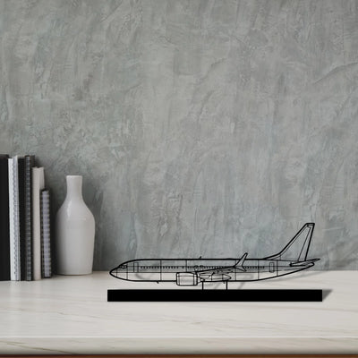 737-2 Silhouette Metal Art Stand - Aero Silhouette