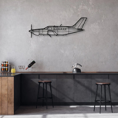 737 800 Classic Aircraft Silhouette Metal Wall Art - Aviation Hangar Decor