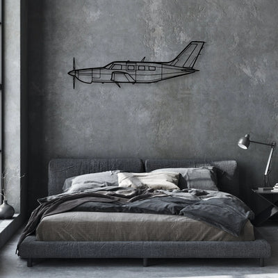 737 800 Classic Aircraft Silhouette Metal Wall Art - Aviation Hangar Decor