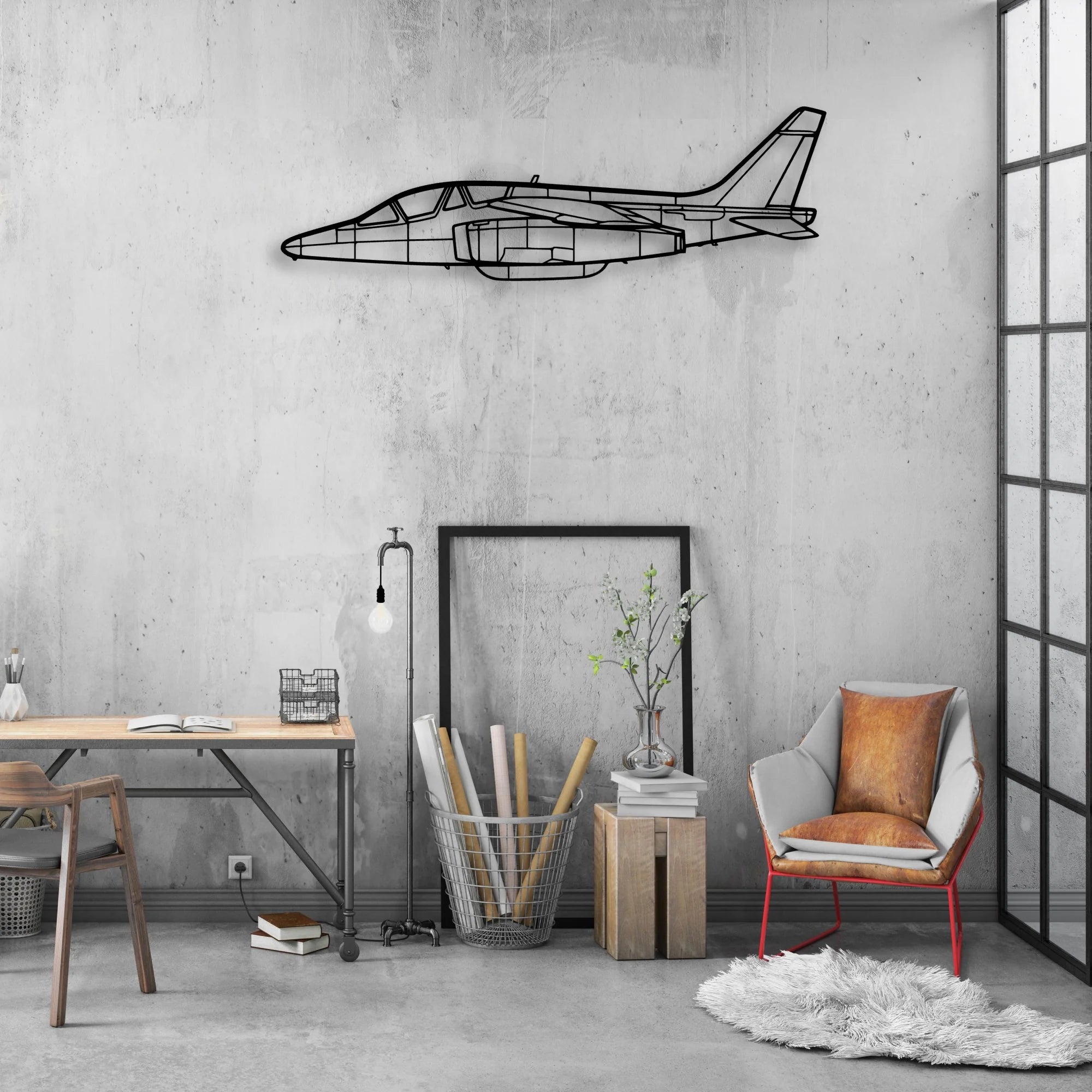 737 800NG 2 Classic Aircraft Silhouette Metal Wall Art - Aviation Hangar Decor