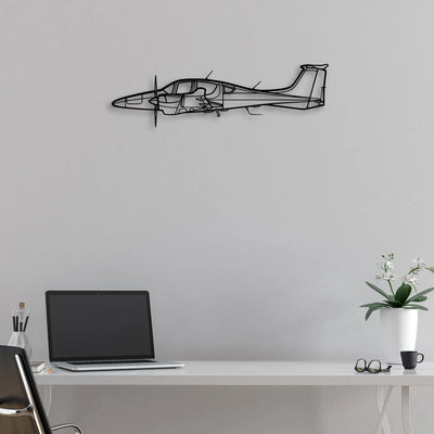 737 800NG 3 Classic Aircraft Silhouette Metal Wall Art - Aviation Hangar Decor