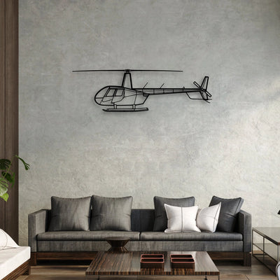 747 200B Classic Aircraft Silhouette Metal Wall Art - Aviation Hangar Decor