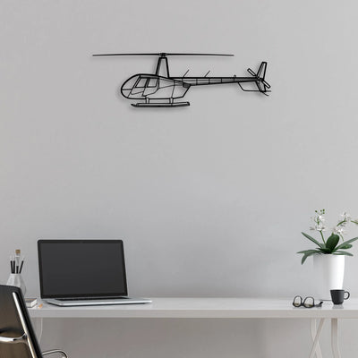 747 200B Classic Aircraft Silhouette Metal Wall Art - Aviation Hangar Decor