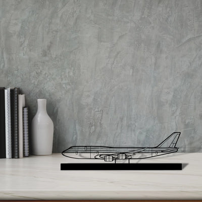 747-8-2 Silhouette Metal Art Stand - Aero Silhouette