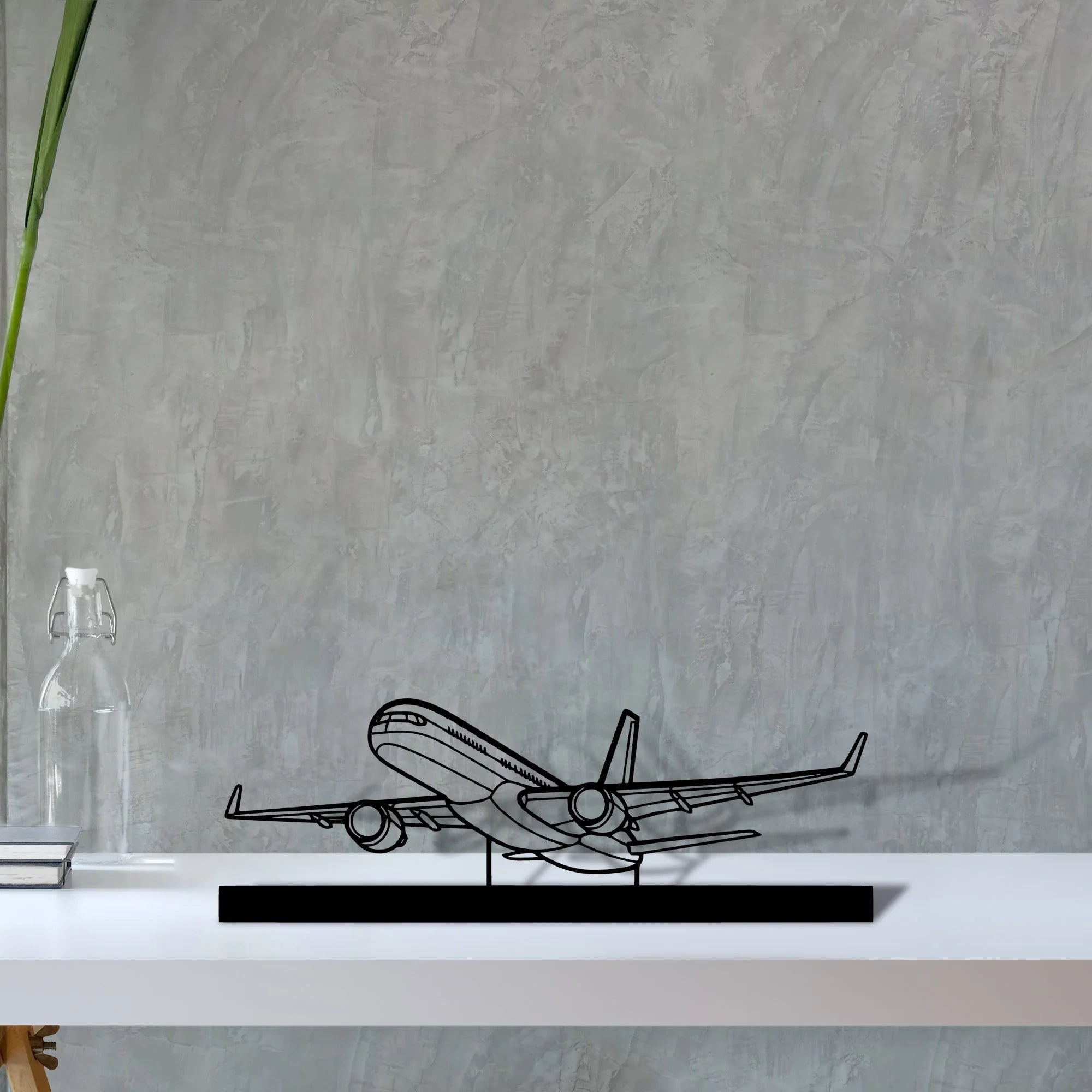 757-200-2 Silhouette Metal Art Stand - Aero Silhouette