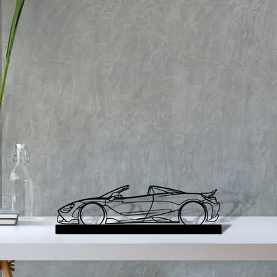 765-lt Silhouette Metal Art Stand - Aero Silhouette