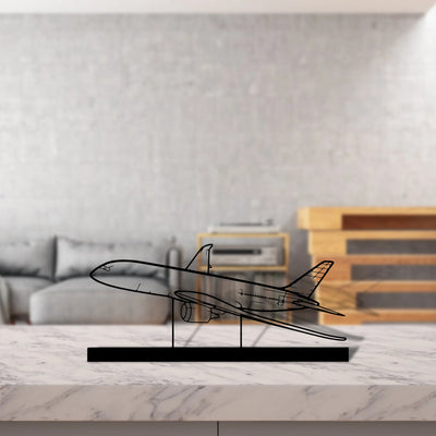 787-2 Silhouette Metal Art Stand - Aero Silhouette