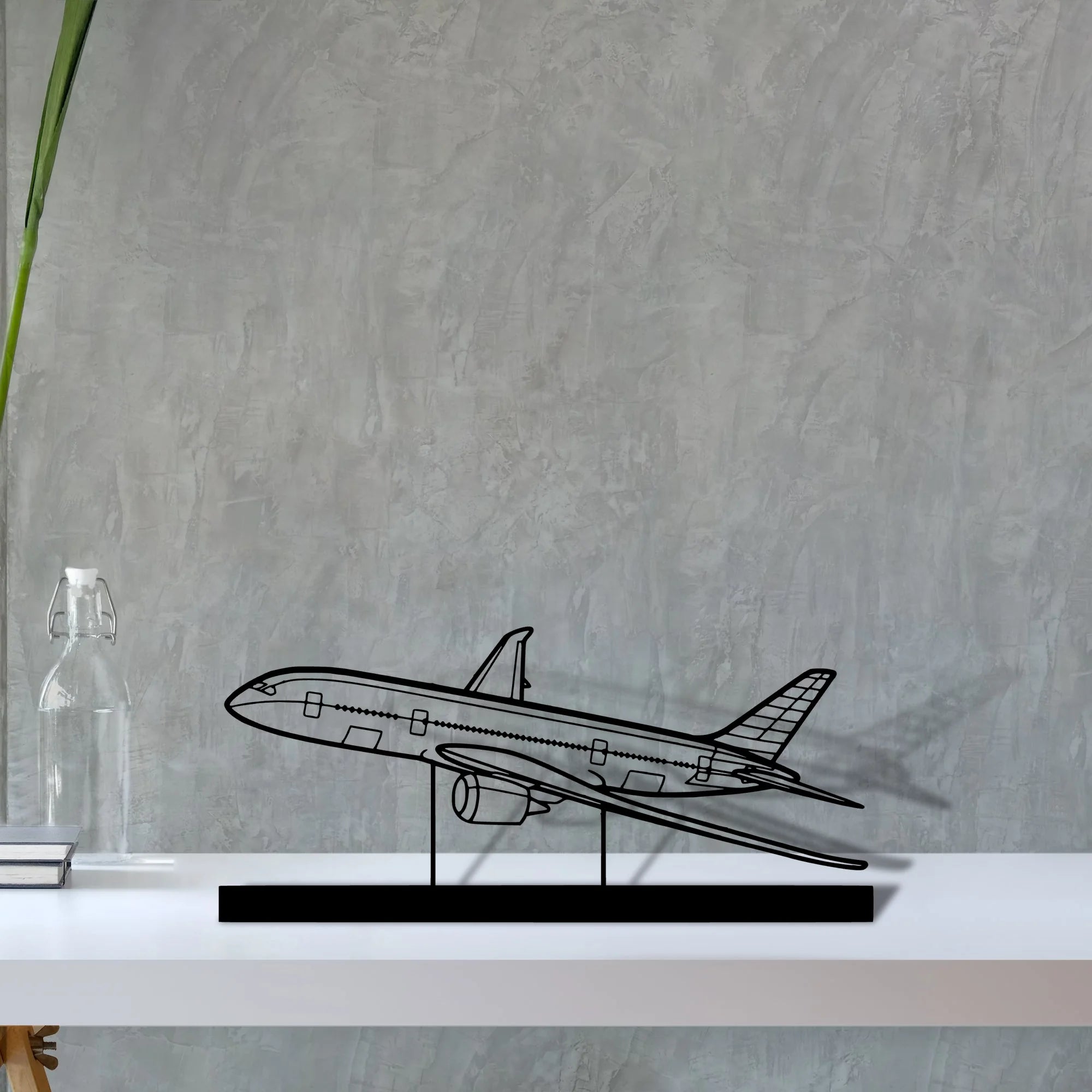 787 Silhouette Metal Art Stand - Aero Silhouette