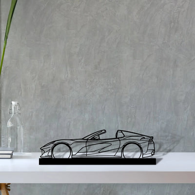 812-gts Silhouette Metal Art Stand - Aero Silhouette