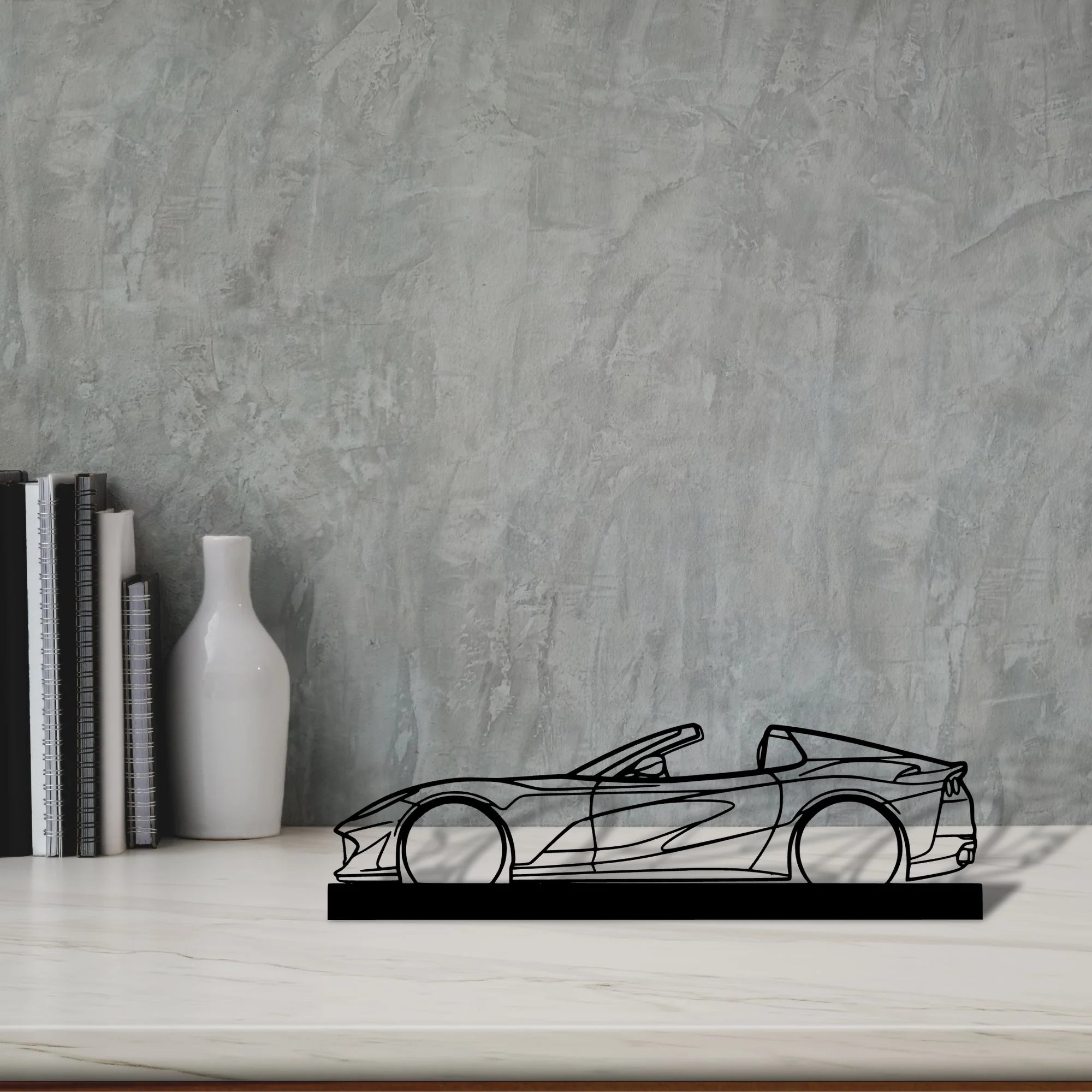 812-gts Silhouette Metal Art Stand - Aero Silhouette