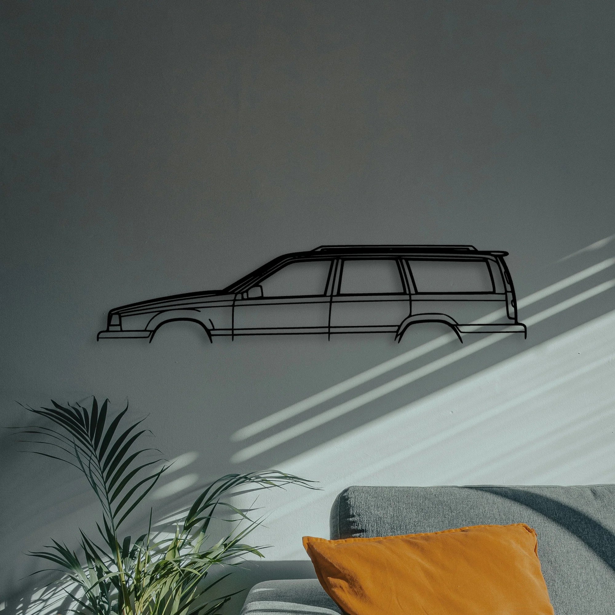 850 1996 Classic Silhouette Metal Wall Art - Automotive Garage Decor