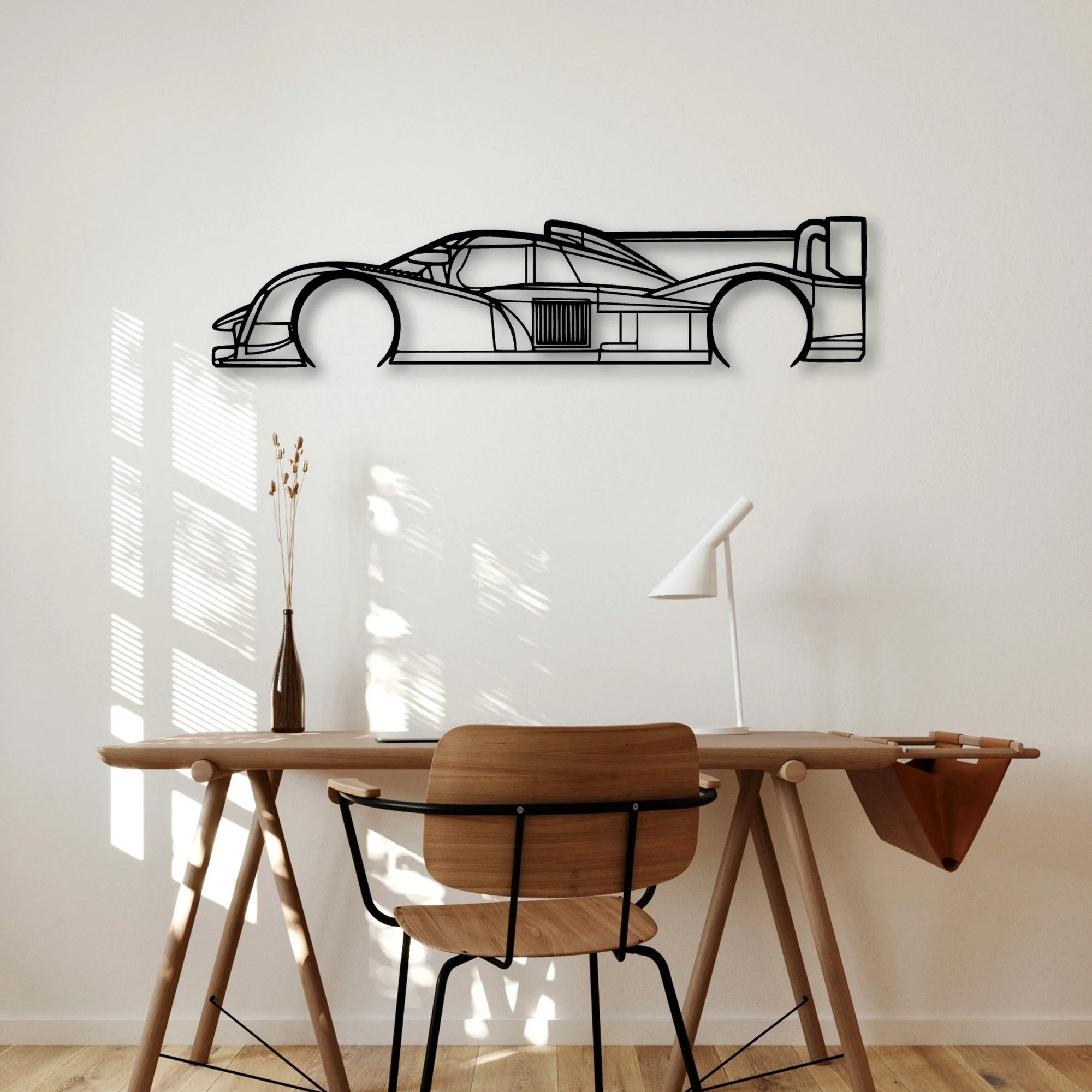 908 LMP1 2011 Classic Silhouette Metal Wall Art - Automotive Garage Decor