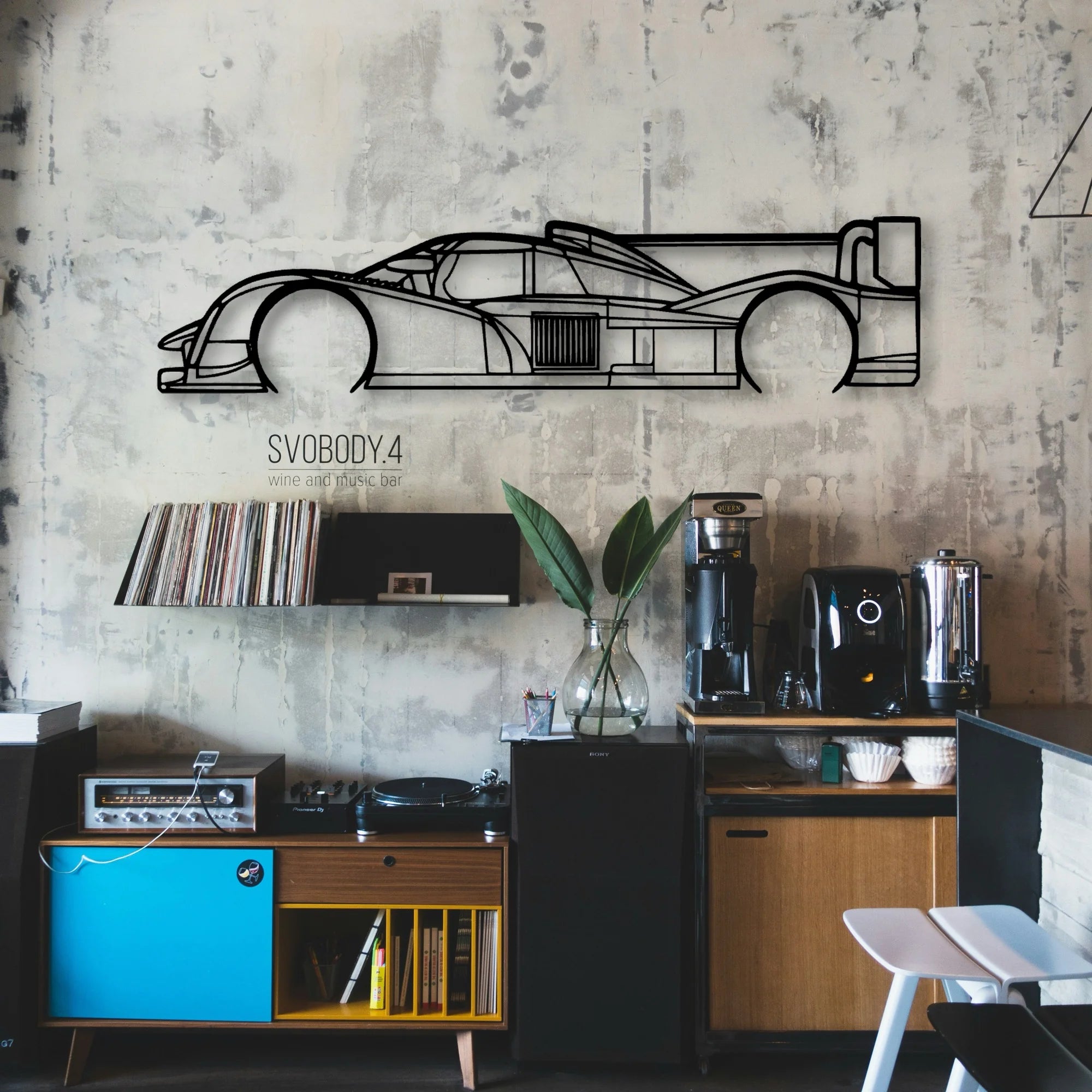 908 LMP1 2011 Classic Silhouette Metal Wall Art - Automotive Garage Decor
