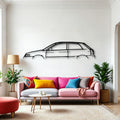 A3 S3 2000 Classic Silhouette Metal Wall Art - Automotive Garage Decor