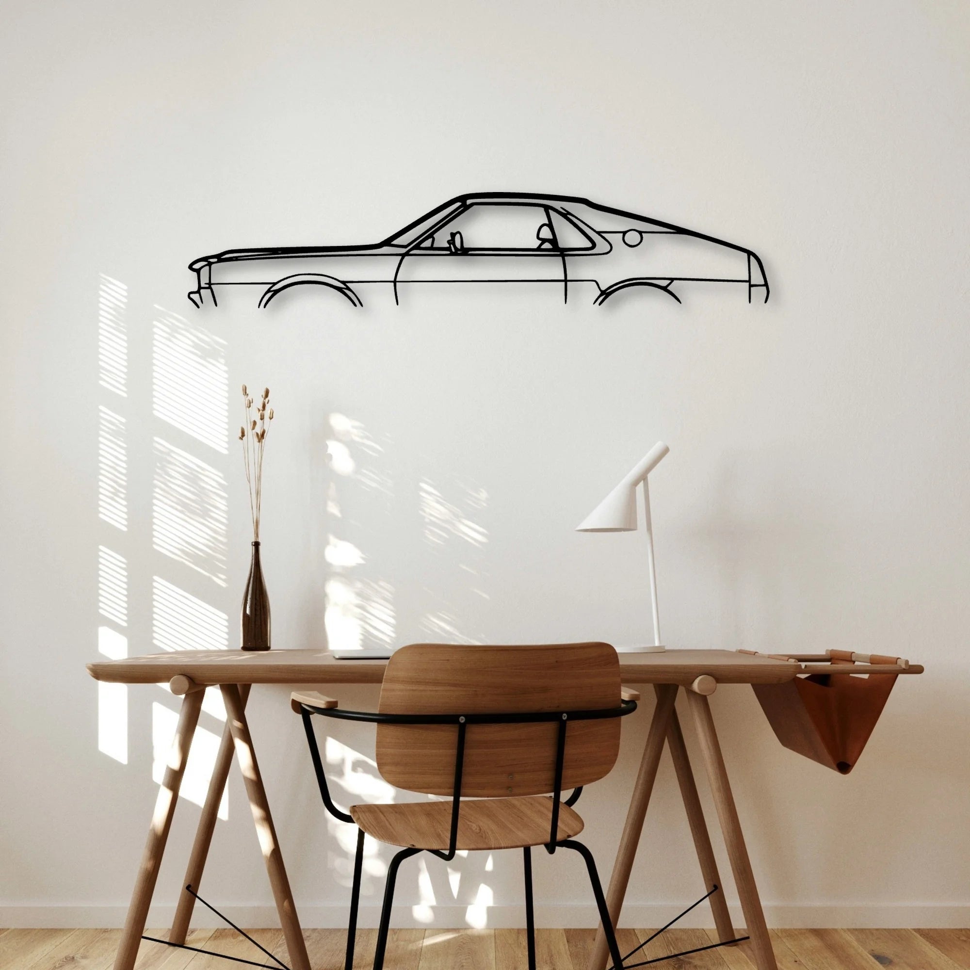 AMX 1970 Classic Silhouette Metal Wall Art - Automotive Garage Decor