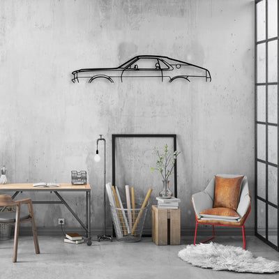 AMX 1970 Classic Silhouette Metal Wall Art - Automotive Garage Decor