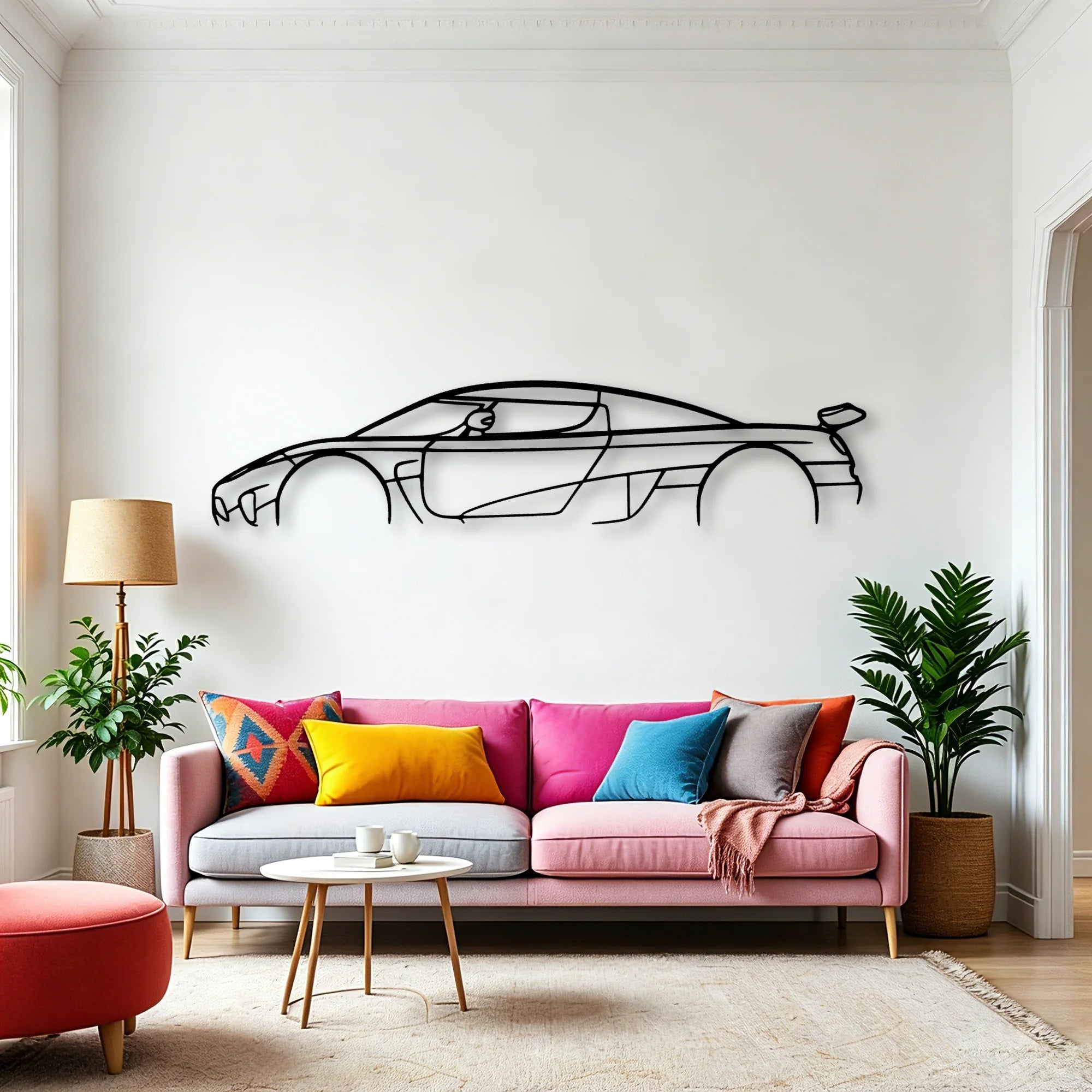 Agera R Classic Silhouette Metal Wall Art - Automotive Garage Decor