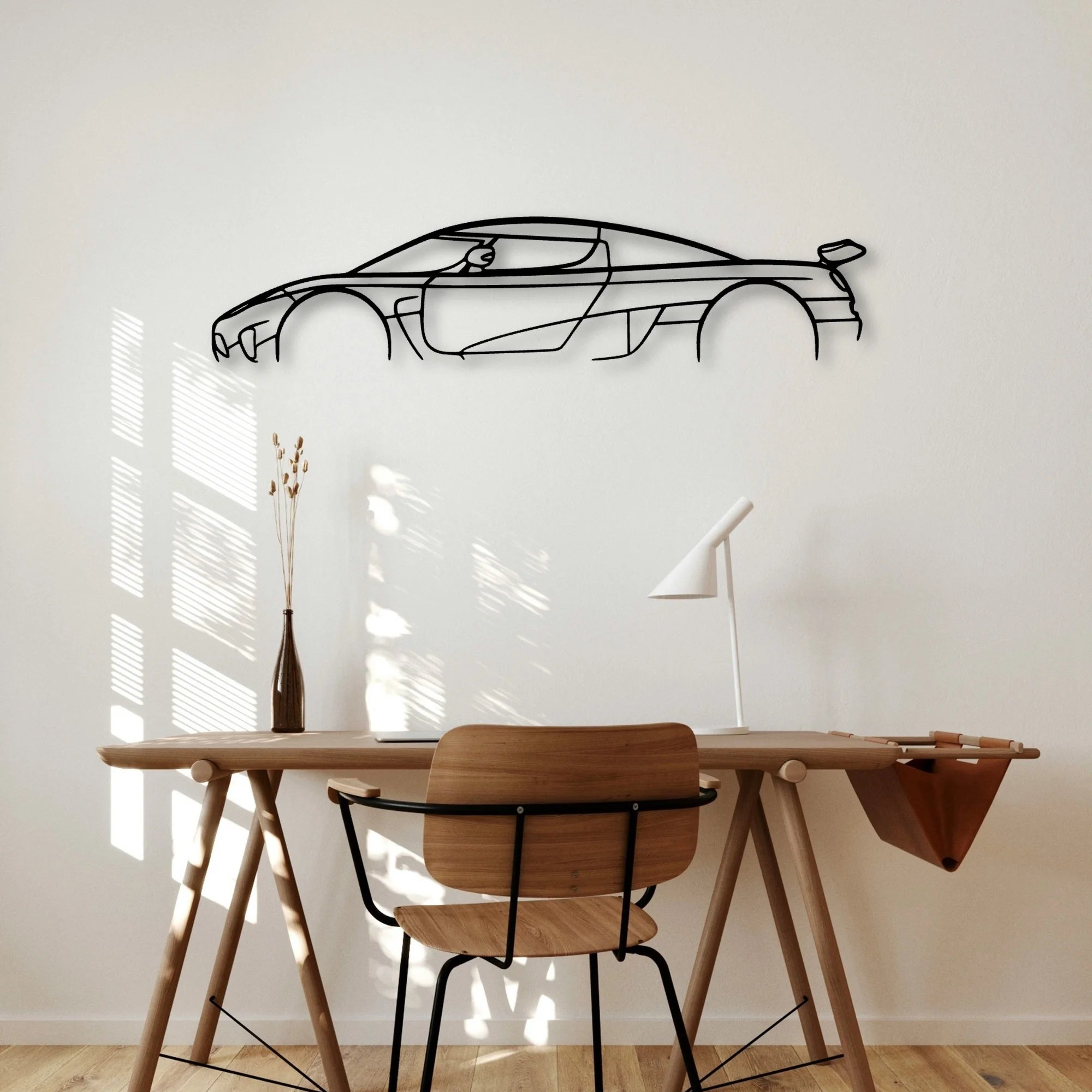 Agera R Classic Silhouette Metal Wall Art - Automotive Garage Decor