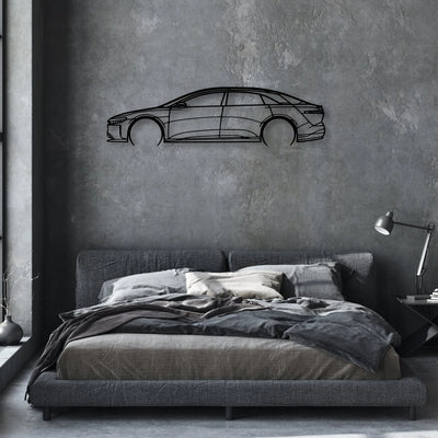 Air Grand Touring 2022 Classic Silhouette Metal Wall Art - Automotive Garage Decor