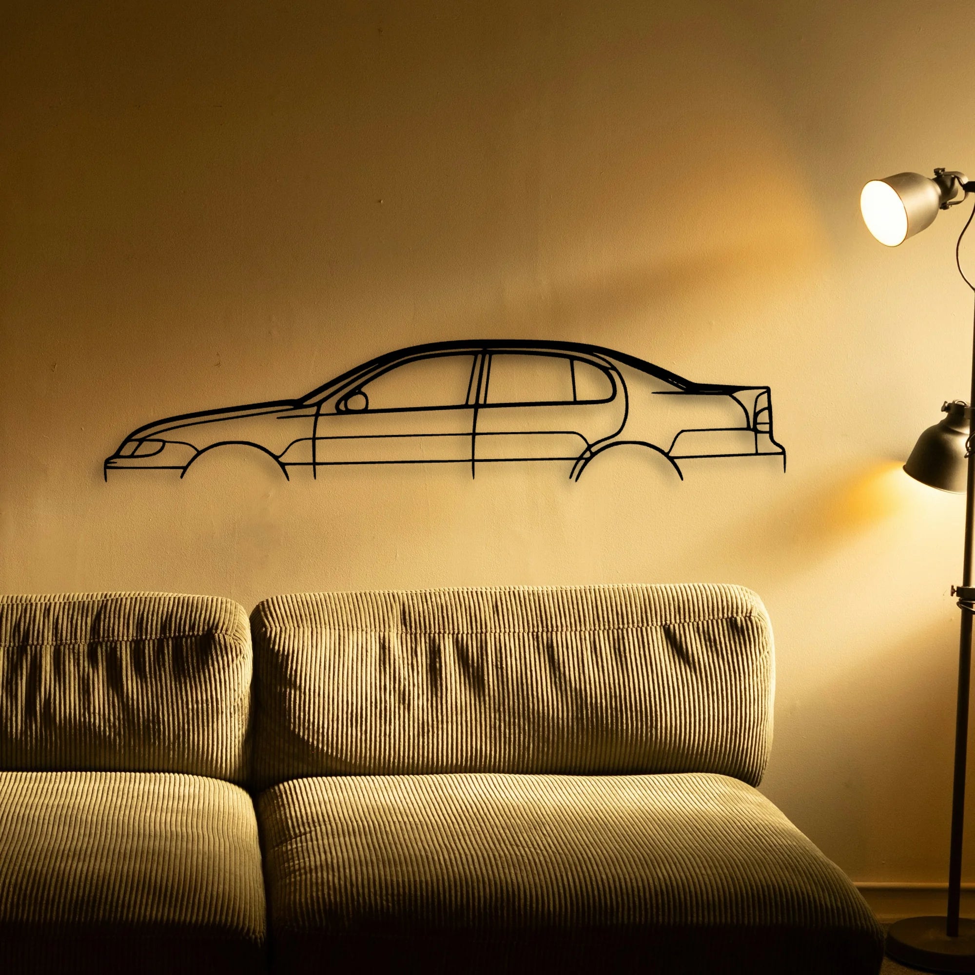 Aristo 1994 Classic Silhouette Metal Wall Art - Automotive Garage Decor
