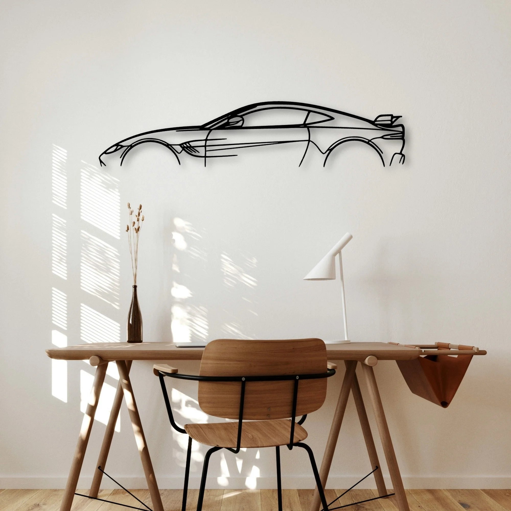 Aston Vantage F1 Edition Classic Silhouette Metal Wall Art - Automotive Garage Decor