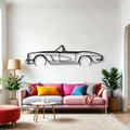 C1 Cabrio Classic Silhouette Metal Wall Art - Automotive Garage Decor