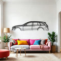 C43 AMG 2017 Classic Silhouette Metal Wall Art - Automotive Garage Decor