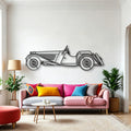 CLASSIC CAR Classic Silhouette Metal Wall Art - Automotive Garage Decor