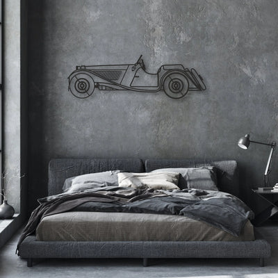 CLASSIC CAR Classic Silhouette Metal Wall Art - Automotive Garage Decor