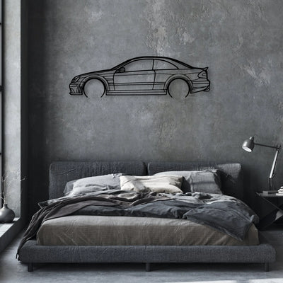 CLK63 Black Series 2 Classic Silhouette Metal Wall Art - Automotive Garage Decor