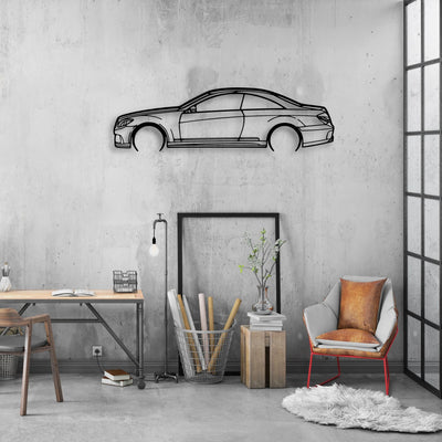 CL 500 Classic Silhouette Metal Wall Art - Automotive Garage Decor