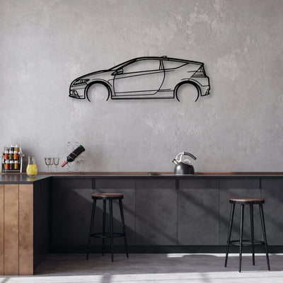 CR-Z 2014 Classic Silhouette Metal Wall Art - Automotive Garage Decor