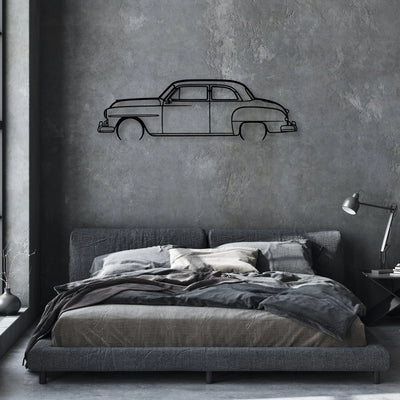 Cambridge 1951 Classic Silhouette Metal Wall Art - Automotive Garage Decor