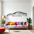 Celica GT Four 1991 Classic Silhouette Metal Wall Art - Automotive Garage Decor