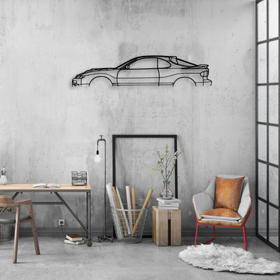Celica GT Four 1991 Classic Silhouette Metal Wall Art - Automotive Garage Decor