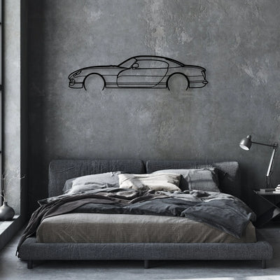 Cerbera 1998 2 Classic Silhouette Metal Wall Art - Automotive Garage Decor