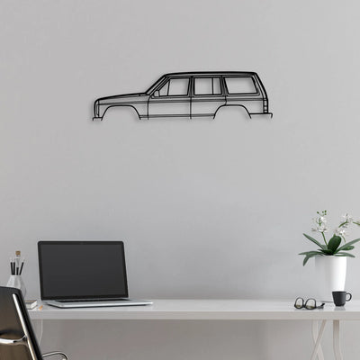 Cherokee 2000 Classic Silhouette Metal Wall Art - Automotive Garage Decor