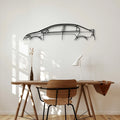Civic Si 4D Classic Silhouette Metal Wall Art - Automotive Garage Decor