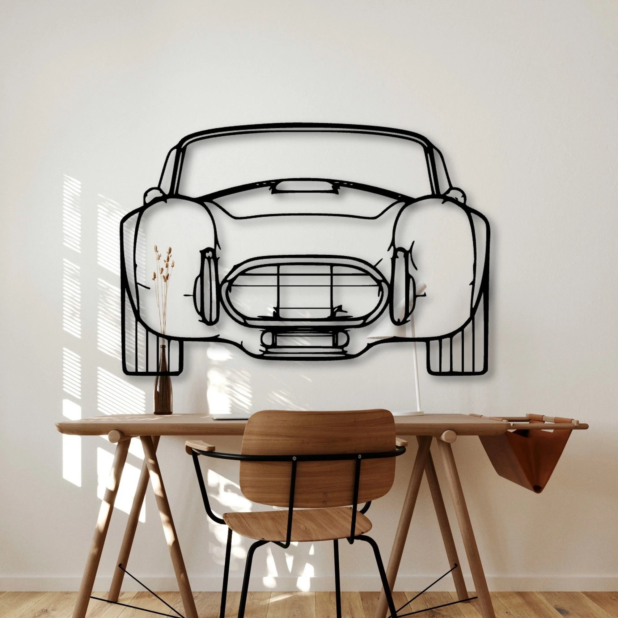 Cobra 1985 2 Classic Silhouette Metal Wall Art - Automotive Garage Decor