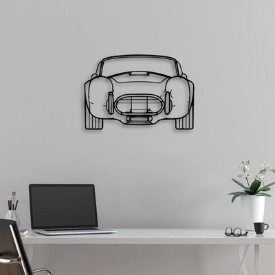 Cobra 1985 2 Classic Silhouette Metal Wall Art - Automotive Garage Decor