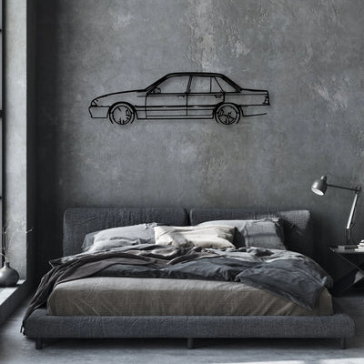 Commodore VL Classic Silhouette Metal Wall Art - Automotive Garage Decor