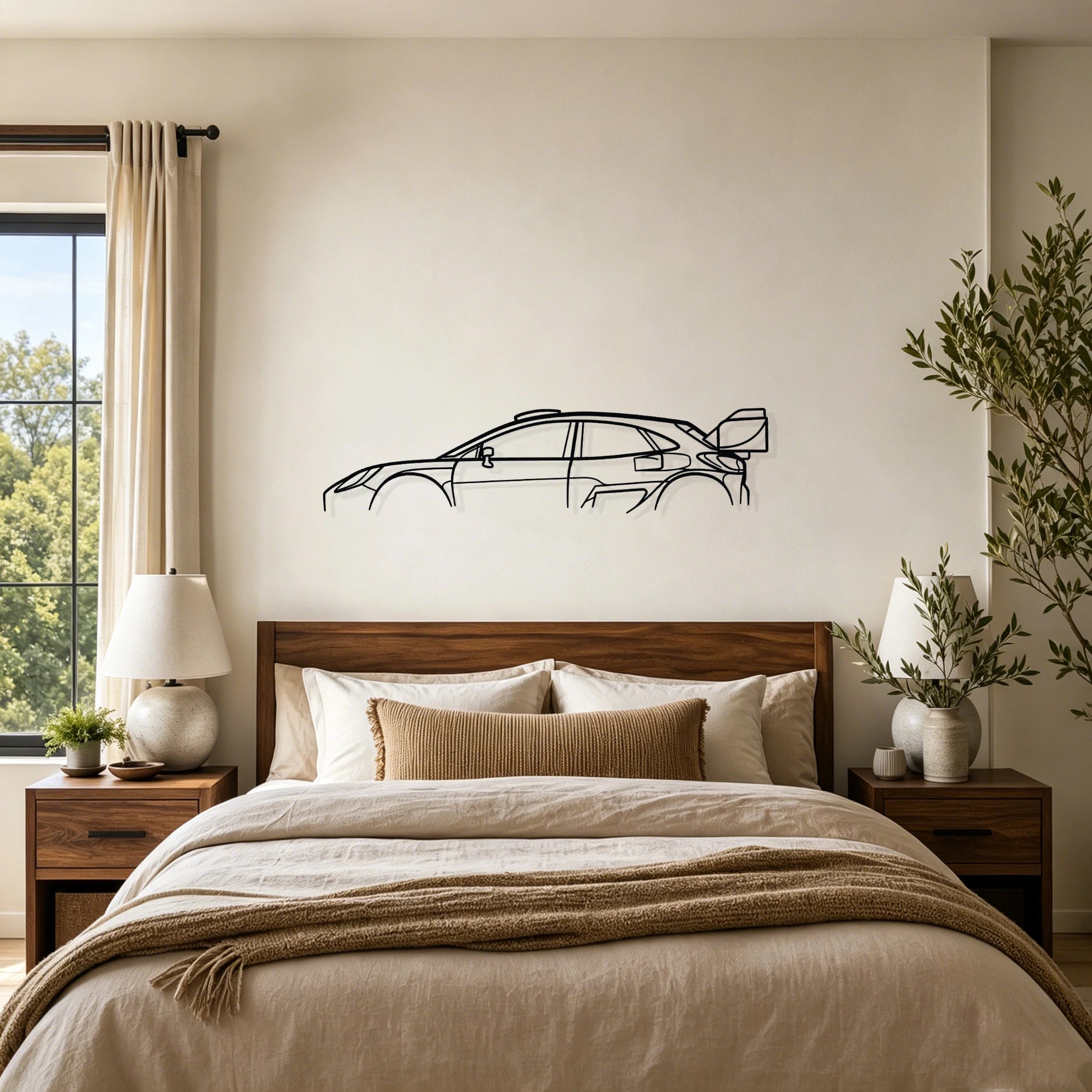 Puma Rally1 Classic Metal Silhouette Wall Art - Classic Car Garage Decor