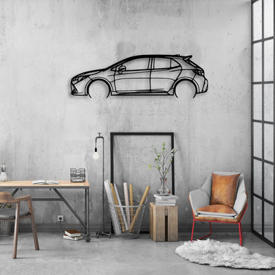 Corolla 2019 Classic Silhouette Metal Wall Art - Automotive Garage Decor