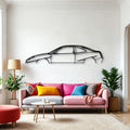 Coupe 1997 Classic Silhouette Metal Wall Art - Automotive Garage Decor