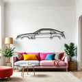Crossfire Coupe 2007 Classic Silhouette Metal Wall Art - Automotive Garage Decor