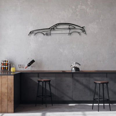 Crossfire Coupe 2007 Classic Silhouette Metal Wall Art - Automotive Garage Decor