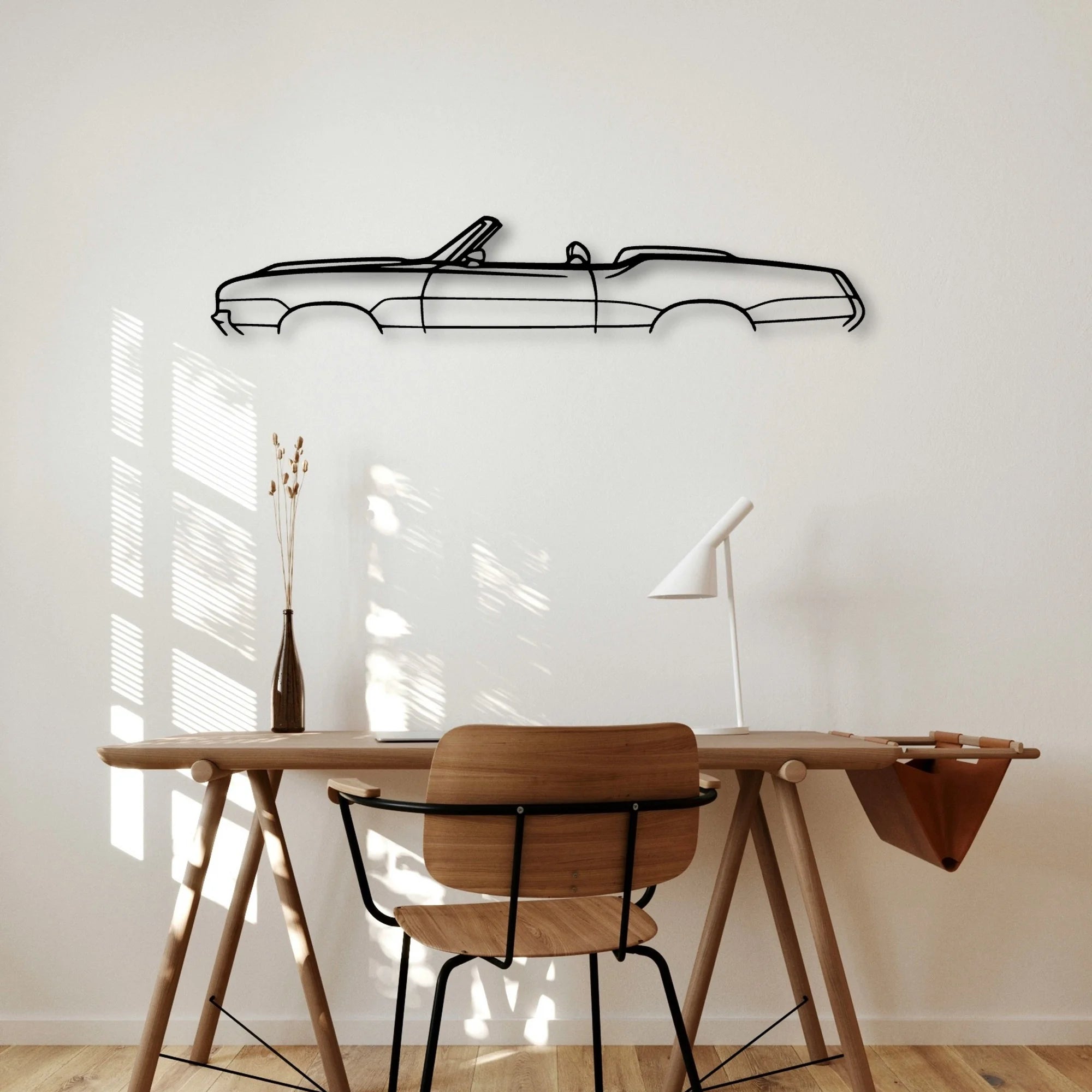 Cutlass Supreme Classic Silhouette Metal Wall Art - Automotive Garage Decor
